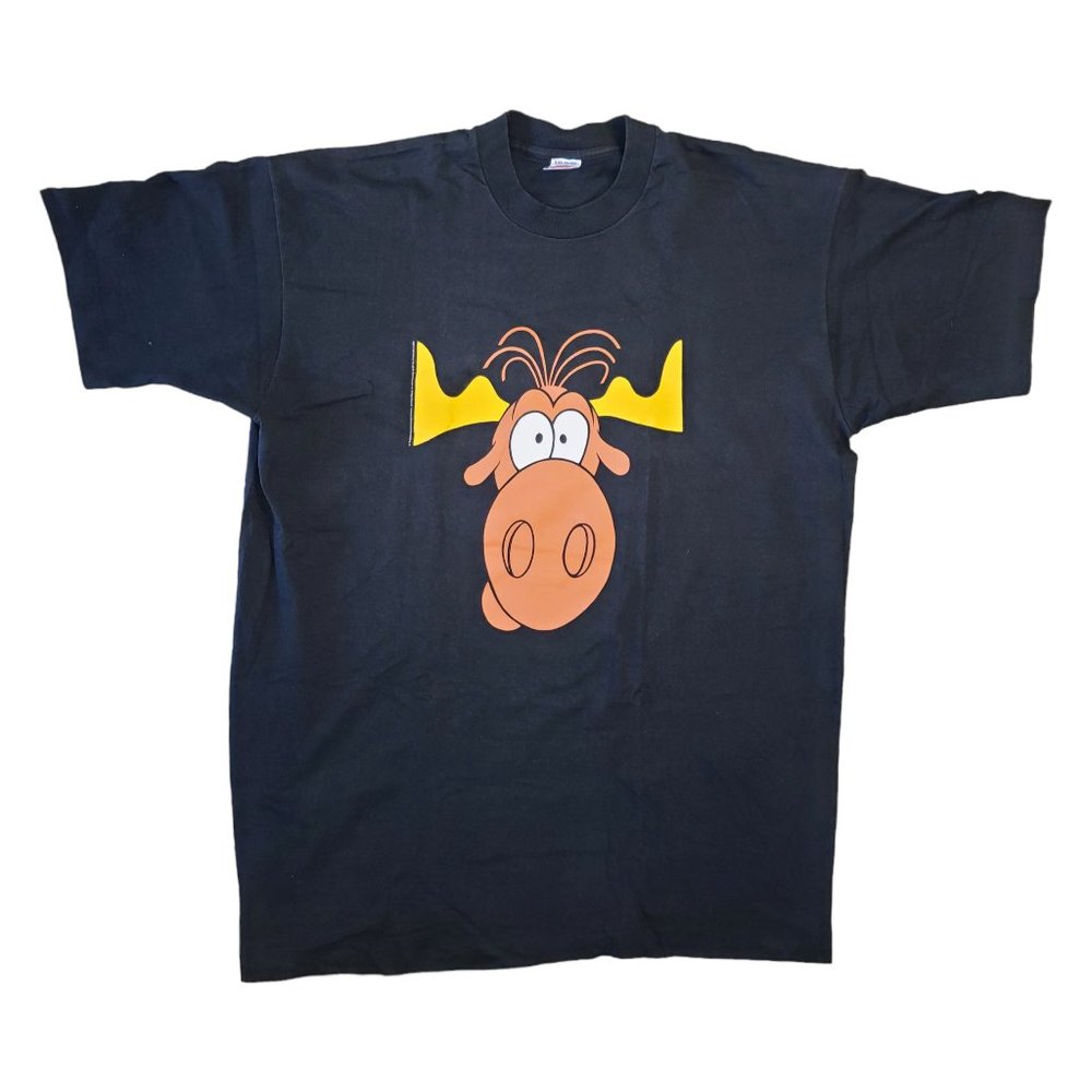 Vintage 1993 Bullwinkle Greetings Taco Lovers Taco Bell Shirt